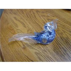 MURANO ITALIAN COCK-A-TOO PAPER WEIGHT