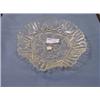 Image 1 : FRUIT DESIGN PRESSED GLASS FLUTED SERVING DISH