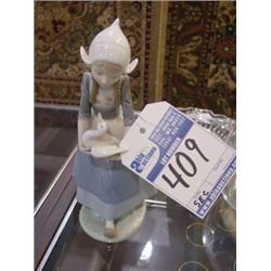 LLADRO DUTCH GIRL W/DUCK-F29E
