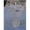 Image 1 : CUT CRYSTAL 12" VASE