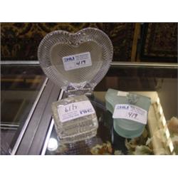 MISC GALSS DRESSER ITEMS