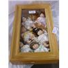 Image 1 : OAK DISPLAY CASE W/6-CLASSIC CREATION PORC. ANGEL DOLLS