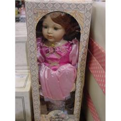 THE BROADWAY COLLECTION 18" PORCELAIN WIND UP MUSICAL DOLL
