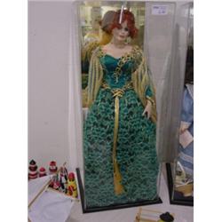 PORCELAIN DOLL 15" NO MARKINGS