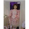 Image 1 : LAURIE LASTER 28' PORCELAIN DOLL MRKD 317/2000 NO/CERT/IN CASE
