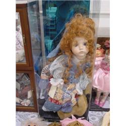 THE DOLL MAKER 25" "TESS" MRKD 131/2500 NO/CERT/BOX LFT LEG LOOSE