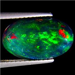 Natural Multi Color Welo Black Opal 3.10 Carats