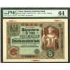 Image 1 : Deutsch-Asiatische Bank, 1907 "Peking" Branch High Grade Rarity.