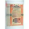 Image 1 : Imperial Chinese Government 5% Tientsin-Pukow Railway Loan, 1908 Bond Trio.