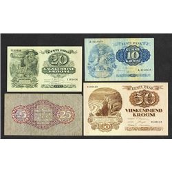 Eesti Vabariigi or Eesti Pank issues.