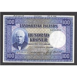 Landsbanki Islands. Law of 1928 Issue.