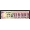 Image 1 : Reserve Bank of India, 2009 Serial #1 to #10 Sequential Group of 10 notes.