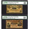 Image 1 : Banco De Santa Eulalia, 1875 Issue Banknote Pair.
