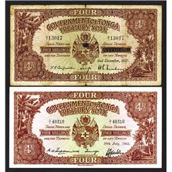 Government of Tonga. 1937, 1963 Issues.