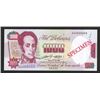 Image 1 : Banco Central De Venezuela, 1991 Issue Specimen ñErrorî Printing.