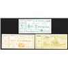 Image 1 : L.D. Sine's Gift Enterprise, St. Louis, Missouri 1873 & 1874 Lottery Ticket Trio.