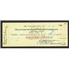 Image 1 : Ed Barrow Autograph on NY Yankees Check from 1941.