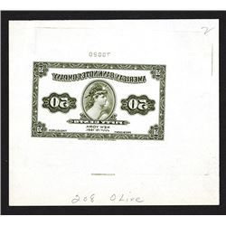 American Bank Note Company Mirror Image Advertising Banknote