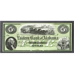 Eastern Bank of Alabama. Eufaula. 18xx (ca.1859-60's).