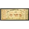 Image 1 : John Henley & Co., Bankersæ$2, Mar. 15, 1862 Obsolete Banknote.