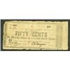 Image 1 : Mayers & Bro.æ50¢ Jan. 9, 1862 Rothert 234-13 Obsolete Banknote.