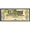 Image 2 : State of Georgia Confederate Steamship Advertising Banknote, ca.1863.