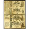 Image 1 : State Bank of Indiana, 1840 Obsolete Banknote with related Legal Documents.