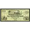 Image 1 : Housatonic Bank, 1857 Obsolete Banknote.