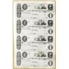 Image 1 : Newark Banking & Insurance Co. Uncut Proof Sheet $1-$1-$1-$1.
