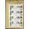 Image 2 : Newark Banking & Insurance Co. Uncut Proof Sheet $1-$1-$1-$1.