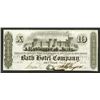 Image 1 : Bath Hotel 1853 Obsolete Banknote Look-a-like Stock Certificate.