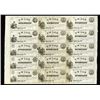 Image 1 : E.W. Lee, 1862 Uncut Scrip Sheet of 15 notes.