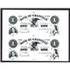 Image 1 : Bank of Granville Uncut Sheet of 2 Proofs.