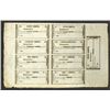 Image 1 : Brattleboro' Vermont "Facility", ND (ca.1810-30's) Obsolete Scrip Sheet of 9 Different Scrip Notes