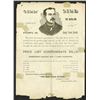 Image 1 : "The Old Bookstore" - The Old Book Man, ca.1870-90 Advertising Broadside Printed on Back of Confeder