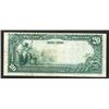 Image 2 : National Bank Note, City National Bank of Duluth, MN, CH# 6520, Blue Seal, $20, 1902 Date Back.