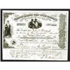 Image 1 : American Bank Note Co. imprint on 1856 Stock Certificate, Possibly earliest use of the ABN Imprint.