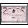 Image 1 : Mills' Button-Hole Attachment Co., 1886 Stock Certificate.