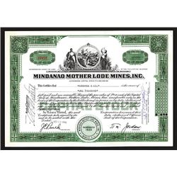 Keystone Copper Mining Co. ca.1920's Specimen Stock Certificate.