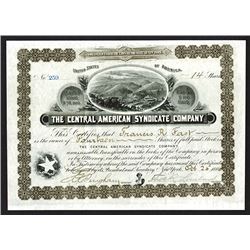 Central American Syndicate Co., Issued Stock.