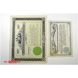 Stock Certificate Assortment.