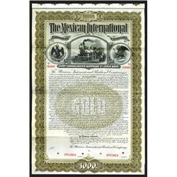 Mexican International Railroad Co. Bond