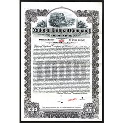 National Railroad Co. of Mexico Bond.