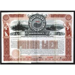 Northern Pacific Railway Co., 1896 Specimen Registered Bond.