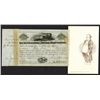 Image 2 : Daniel Drew Signed 1857 Buffalo & State Line Rail Road Company Stock Certificate.