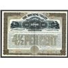 Image 1 : Hocking Valley Railway Co. 1899 Registered 4 1/2% 1st Consolidated Mortgage Gold Bond