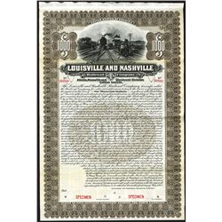 Louisville and Nashville Railroad Co., "Atlanta, Knoxville and Cincinnati Division", 1905 Specimen B