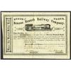 Image 1 : Brazos branch Railway Co., 1868 Stock Certificate.