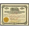 Image 1 : Concho, San Saba and Llano Valley R.R. Co., 1910 Stock Certificate.