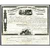 Image 1 : La Crosse & Milwaukee Rail Road Company, 1858 Issued Stock Certificate.